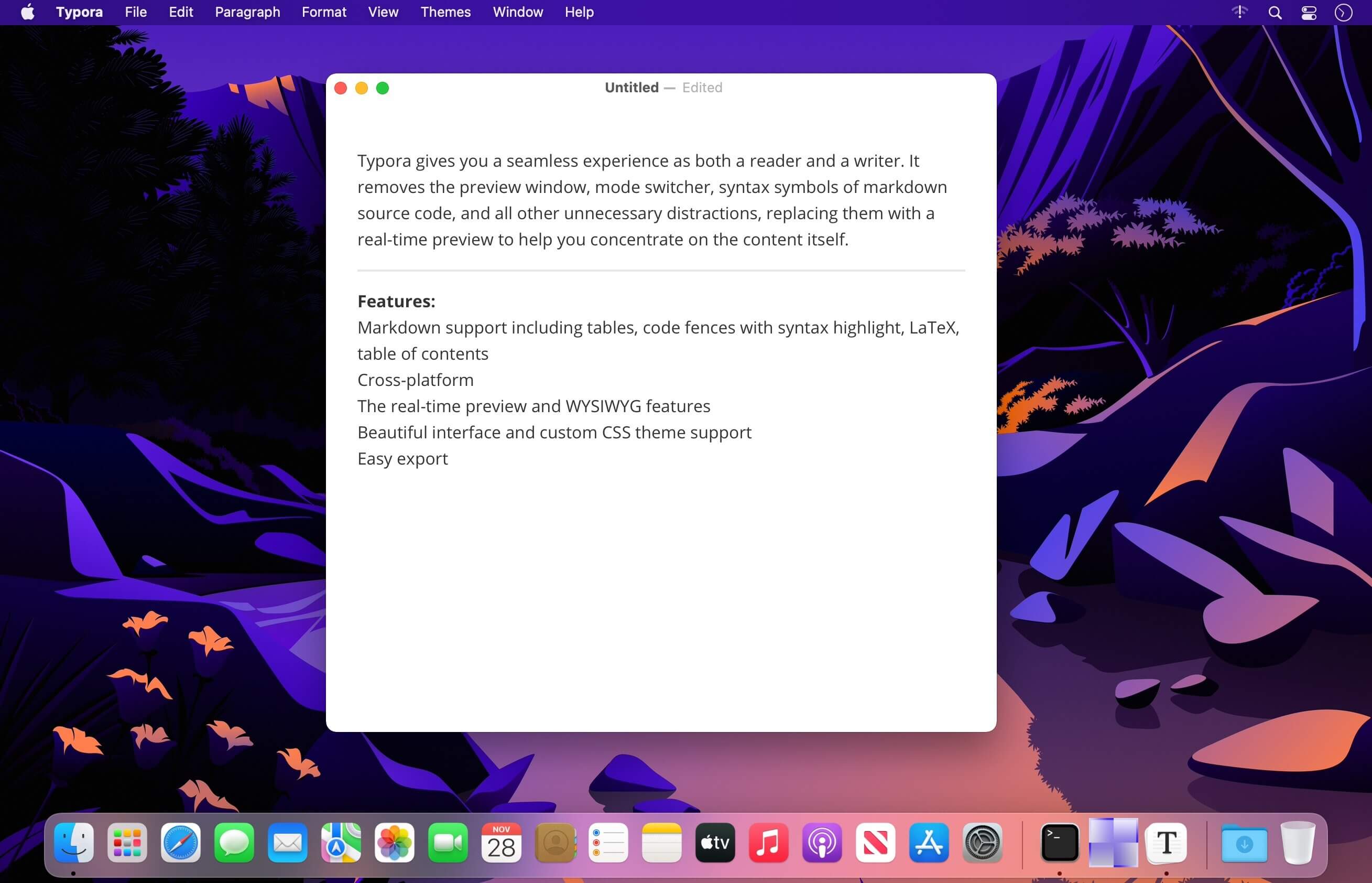 Typora 1.14.9 Mac markdown 编辑软件下载