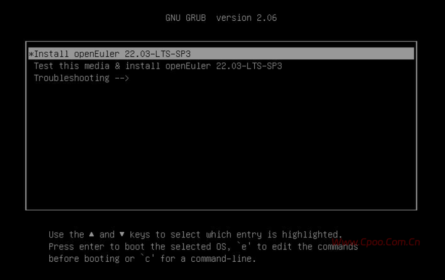 openEuler22.03 SP3系统安装步骤 openEuler22.03 SP3系统安装步骤