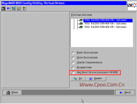常见Raid卡Boot Drive启动盘设置