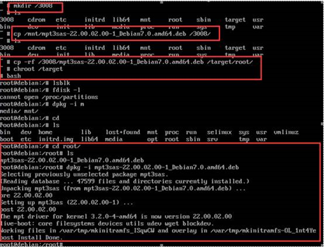 SA5212M5搭配3008-IR卡安装debian7.8系统加载驱动的方法
