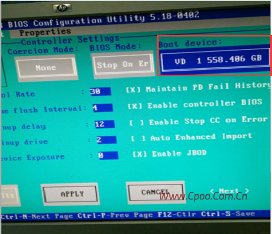 常见Raid卡Boot Drive启动盘设置