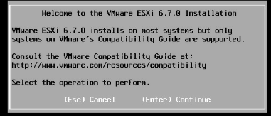 VMware 6.7系统安装步骤