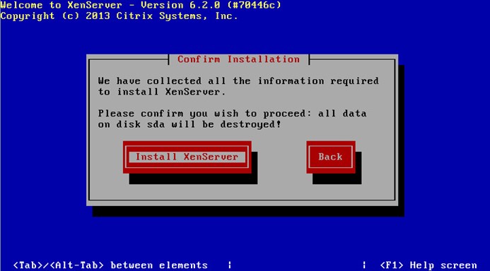 Citrix XenServer 6.2系统安装步骤 Citrix XenServer 6.2系统安装步骤