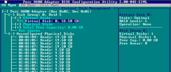 Dell H300/6i/6iR/H700/H800阵列卡配置