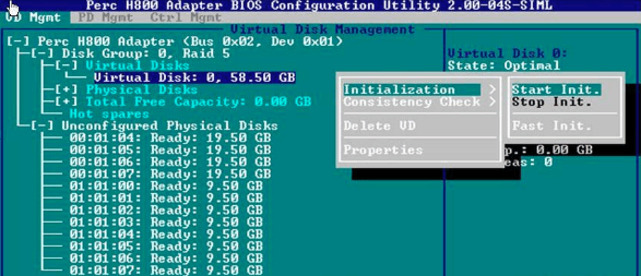 Dell H300/6i/6iR/H700/H800阵列卡配置