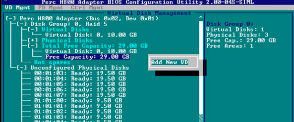 Dell H300/6i/6iR/H700/H800阵列卡配置